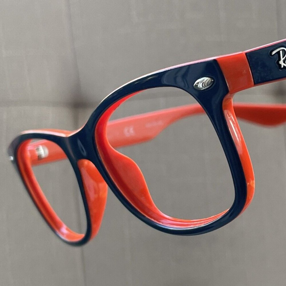 Ray-Ban Youth Eyeglasses Black/Orange Tone RJ8052S Glasses Frame